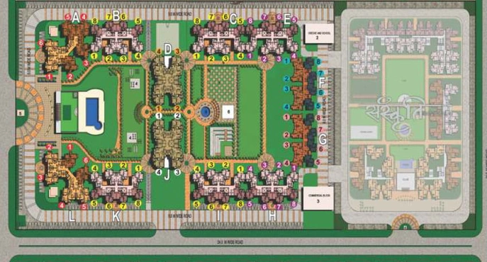 Master Plan of Earthcon Casa Royale in Sector 1, Greater Noida - Image 55483