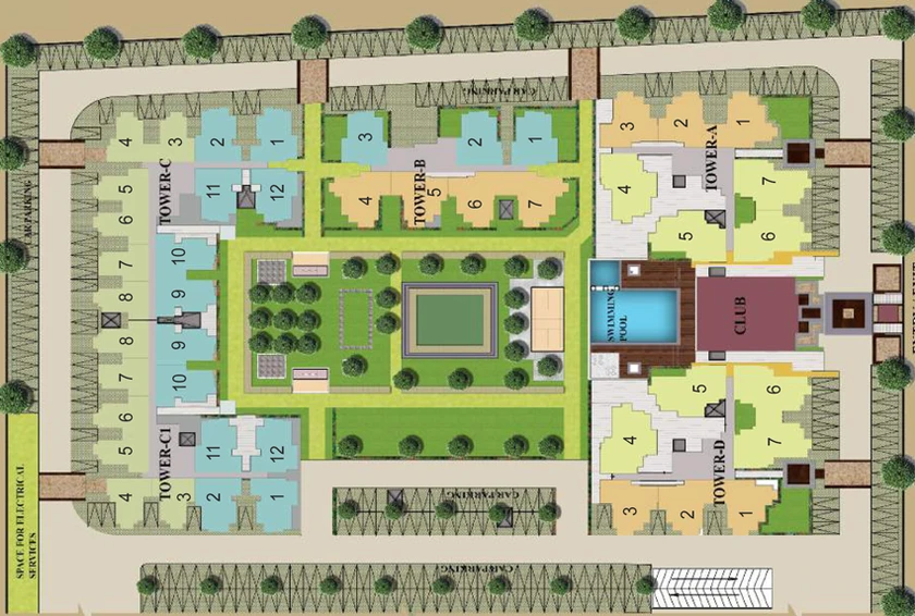 Master Plan of Earthcon Sanskriti in Sector 1, Greater Noida - Image 55518
