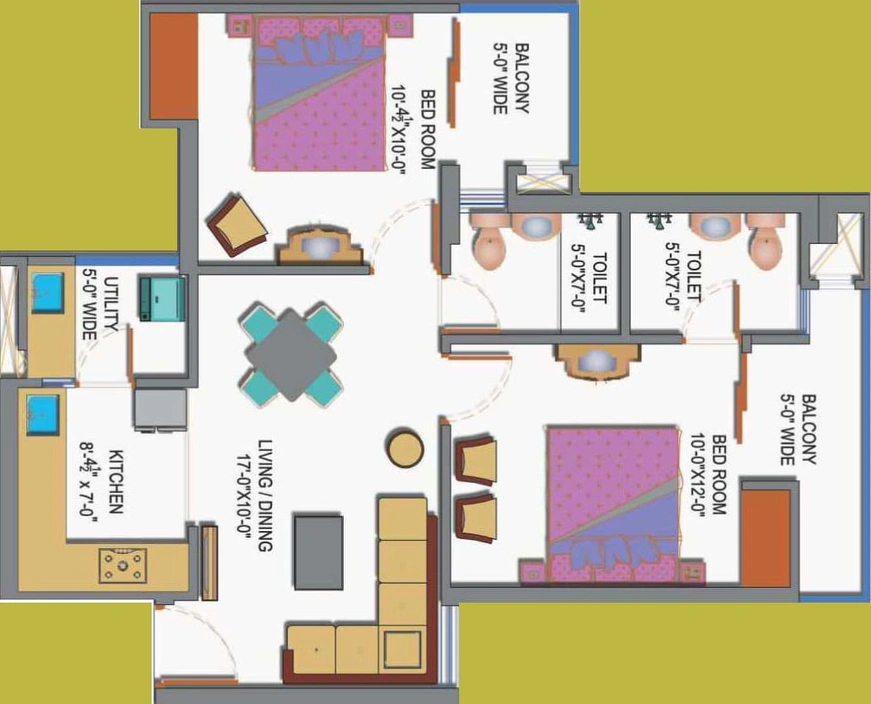 2 BHK Flat in Paramount Emotions in Sector 1, Greater Noida - Image 401014