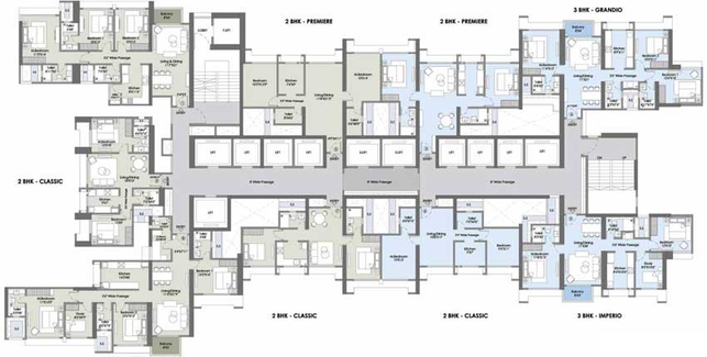 Floor Plan of L&T Rejuve 360 in Mulund West, Mumbai - Image 18297