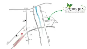 Location of Aarcity Regency Park - Image 8055