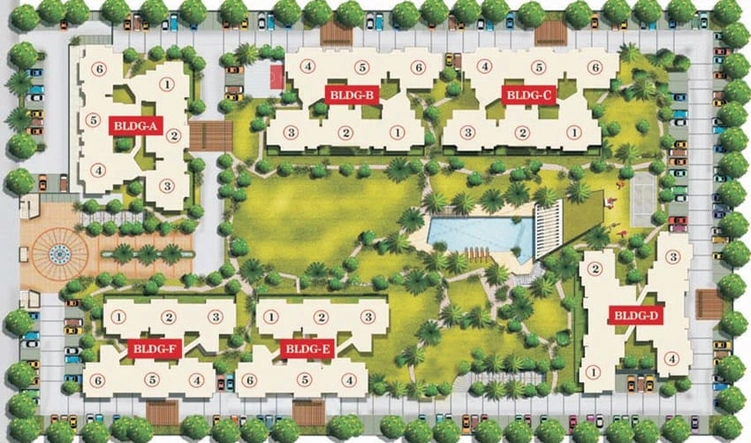 Master Plan of Aarcity Regency Park in Sector 16 C, Greater Noida - Image 8056