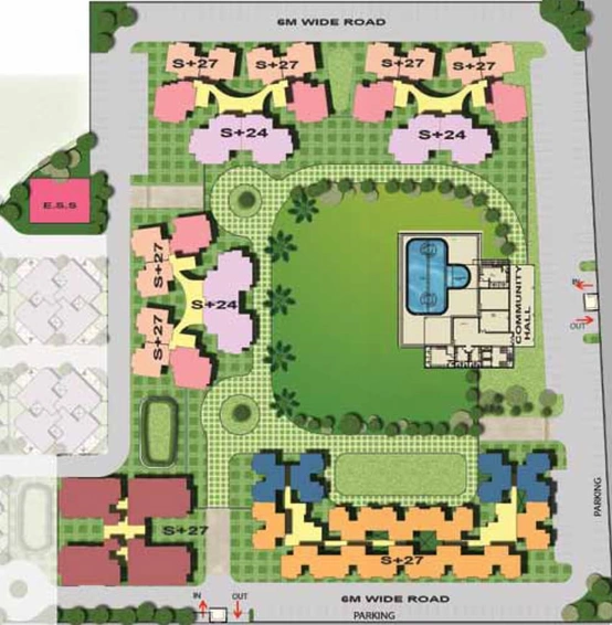 Master Plan of Shubhkamna Sublime in Yamuna Expressway, Greater Noida - Image 8073