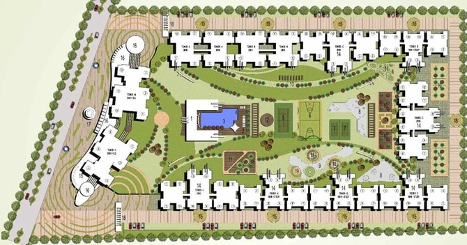 Master Plan of Oasis My Home in Surajpur, Greater Noida - Image 8109