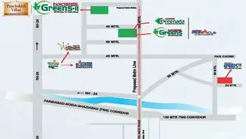 Location of Panchsheel Villas - Image 8137