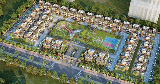 Floor Plan of Unibera Elite 70 in Knowledge ParK 5, Greater Noida - Image 91748