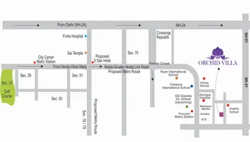 Location of NCR Orchid Villa - Image 8216