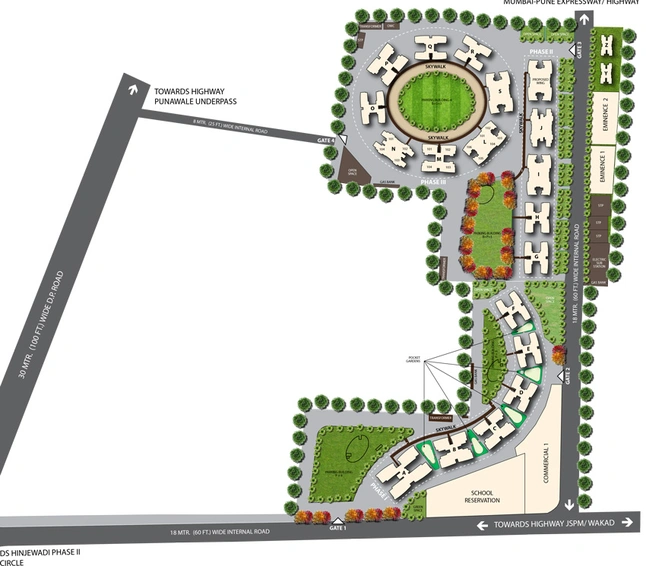 Master Plan of Pharande Puneville in Punawale, Pune - Image 9392