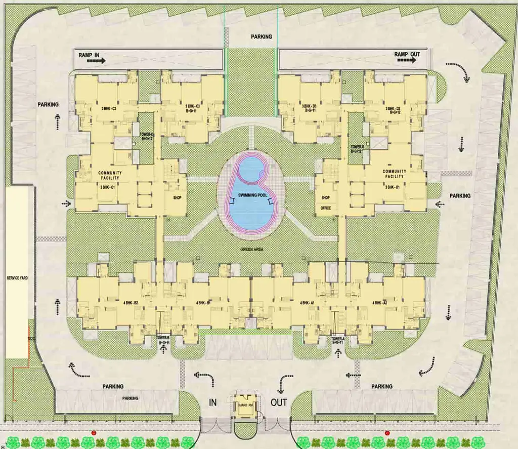 Master Plan of Stellar Mi Legacy in Zeta, Greater Noida - Image 8211