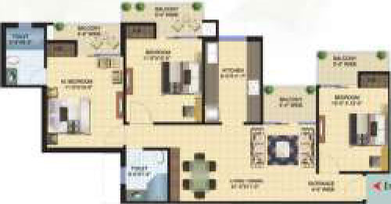 3 BHK Flat in Paramount Golfforeste in Zeta, Greater Noida - Image 402810