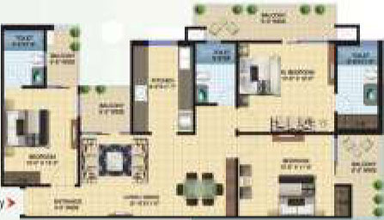 3 BHK Flat in Paramount Golfforeste in Zeta, Greater Noida - Image 402811