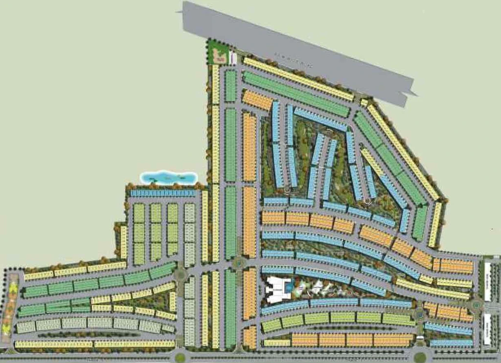Master Plan of Paramount Golfforeste in Zeta, Greater Noida - Image 8203