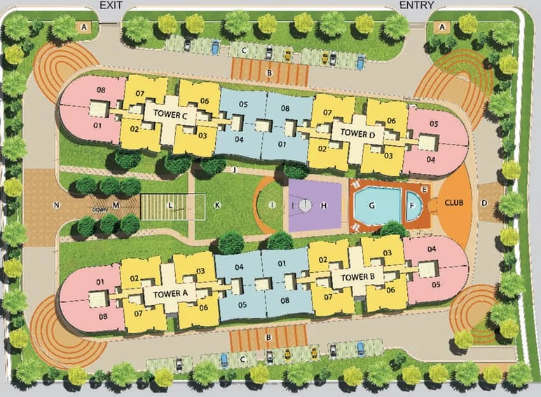 Master Plan of H&S Beetle Lap in Yamuna Expressway, Greater Noida - Image 56392