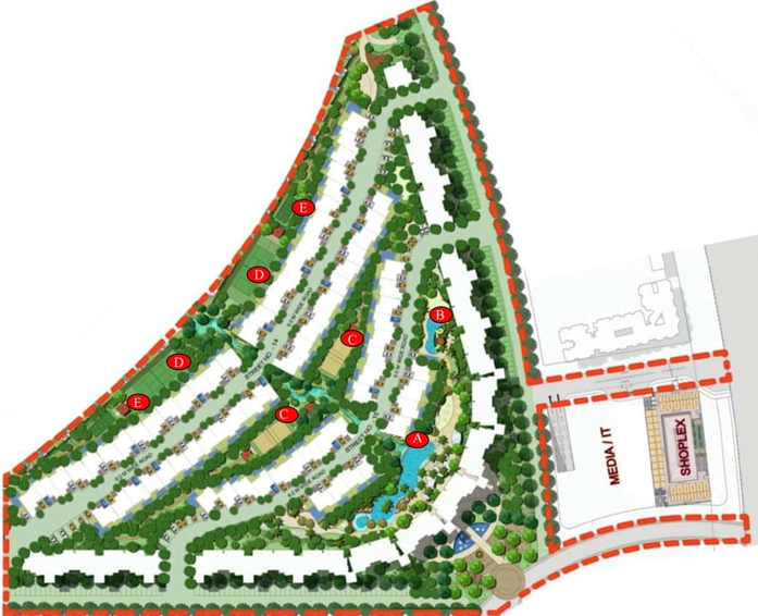 Master Plan of Rise Sports Villas - Resort Residences in Techzone 4, Greater Noida - Image 8149