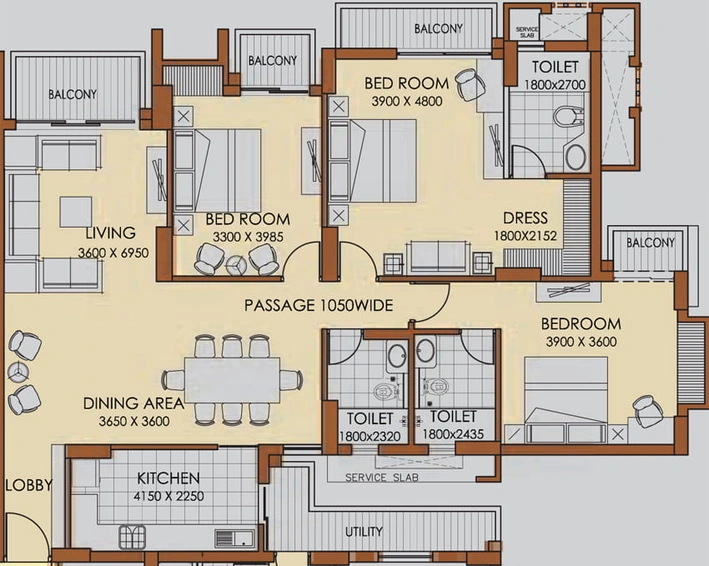 3 BHK Flat in ATS Advantage in Indirapuram, Ghaziabad - Image 416246