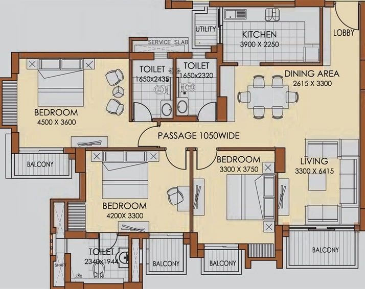 3 BHK Flat in ATS Advantage in Indirapuram, Ghaziabad - Image 416247