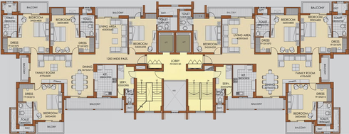 Floor Plan of ATS Advantage in Indirapuram, Ghaziabad - Image 9303