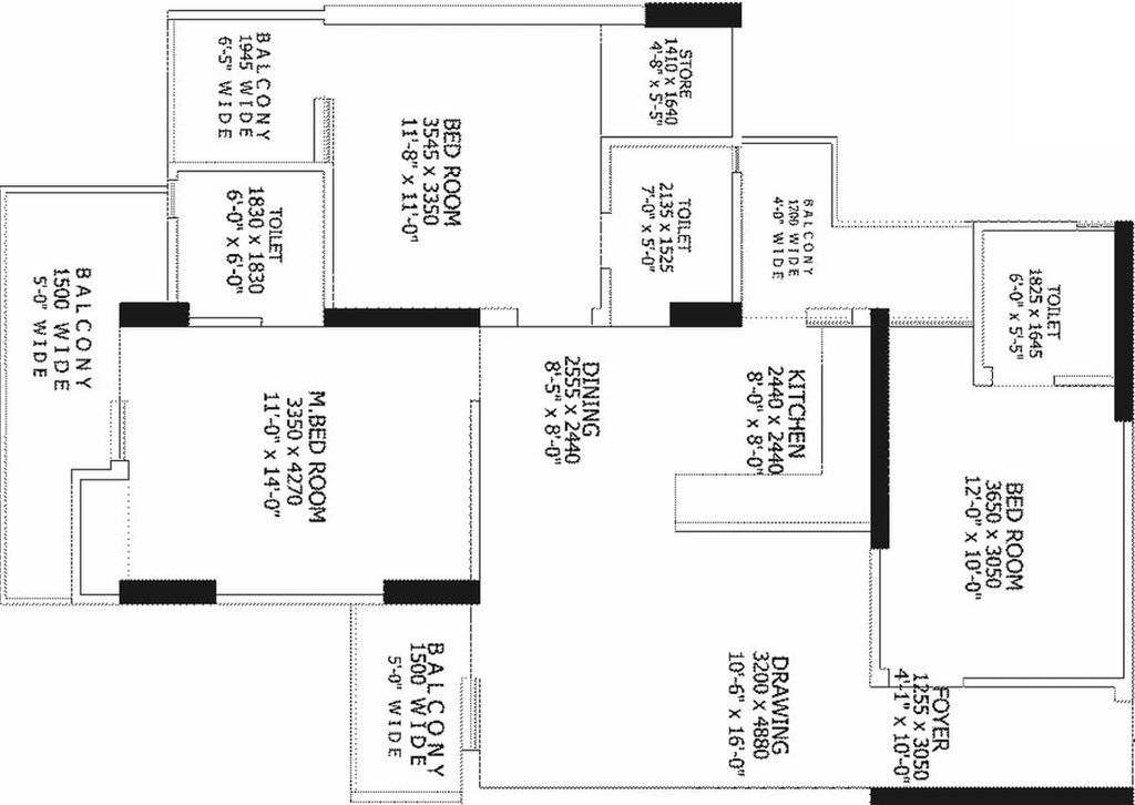 3 BHK Flat in Gaur Global Village in Crossings Republik, Ghaziabad - Image 500301