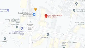 Location of Gaur Global Village - Image 50831