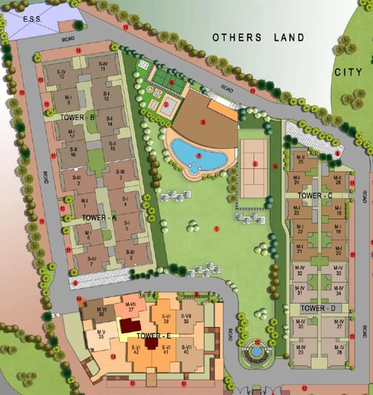 Master Plan of Gaur Global Village in Crossings Republik, Ghaziabad - Image 50832