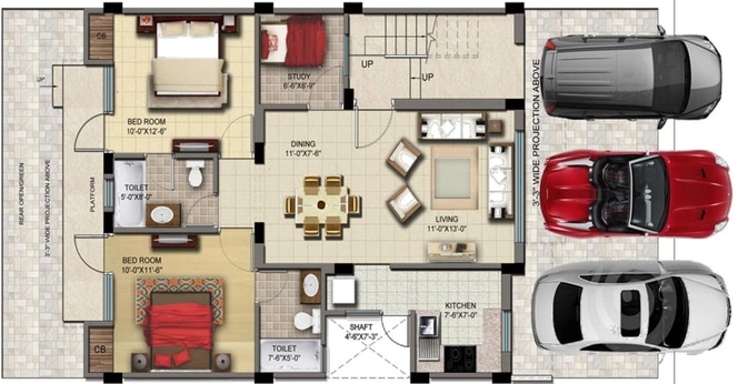 2 BHK Flat in Wave Royal Castle in NH 24, Ghaziabad - Image 500401