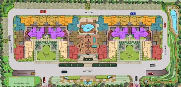 Master Plan of Shri Ram Heights in Raj Nagar Extension, Ghaziabad - Image 14641