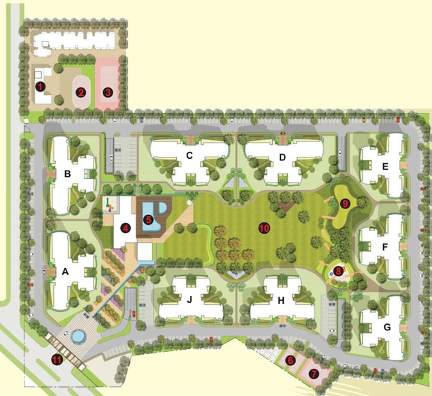 Master Plan of Chintels Paradiso in Sector 109, Gurgaon - Image 17201