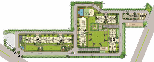 Master Plan of Brisk Lumbini Terrace Homes in Sector 109, Gurgaon - Image 23535