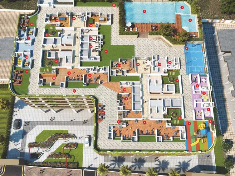 Master Plan of Royal Lagoon in Malad West, Mumbai - Image 90593