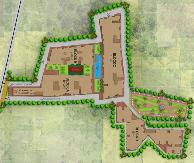 Master Plan of Sai Creative Enclave in Danapur, Patna - Image 6178