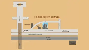 Location of Sunrise Ashoka Complex - Image 6195