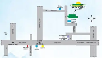 Location of Sunrise Rupaspur City - Image 6210