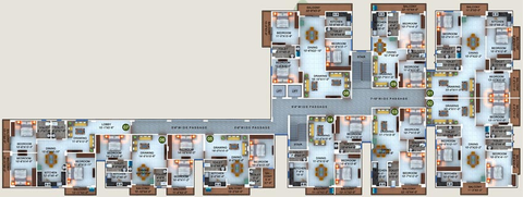Floor Plan of Sunrise Sai Enclave in Danapur, Patna - Image 51756