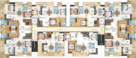 Floor Plan of GA Aangan Heritage in Bailey Road, Patna - Image 6274