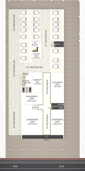 Master Plan of GA Aangan Heritage in Bailey Road, Patna - Image 6275