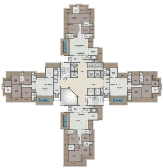 Floor Plan of MJ 81 Aureate in Bandra West, Mumbai - Image 18474