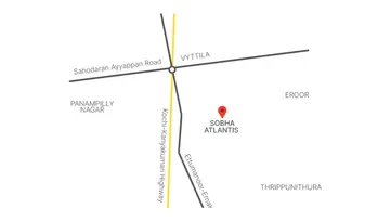 Location of Sobha Atlantis - Image 46949
