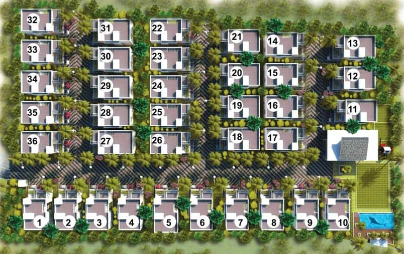 Master Plan of ABAD Springfield Garden Villas in Aluva, Kochi - Image 46964