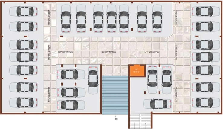 Master Plan of SK Ishwar Chandra Enclave in Bailey Road, Patna - Image 6253