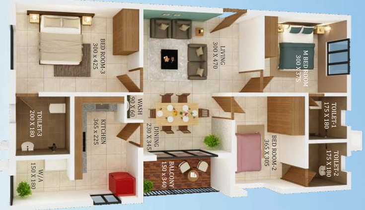 3 BHK Flat in Varma Connekt in Vennala, Kochi - Image 492524