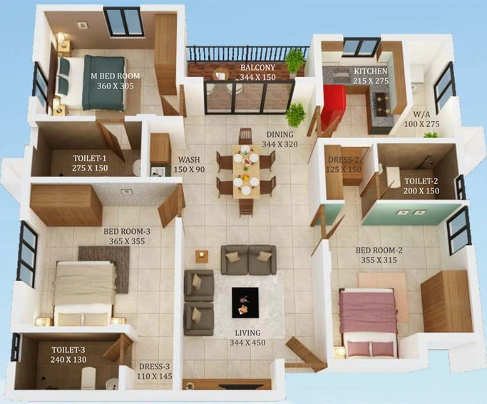 3 BHK Flat in Varma Connekt in Vennala, Kochi - Image 492525