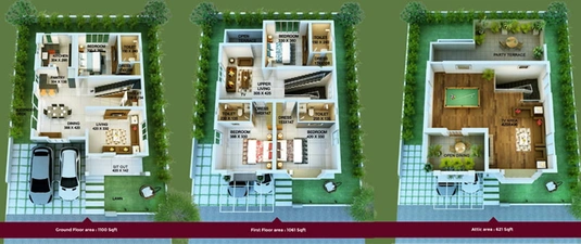 4 BHK House/Villa in Casadel Dancing Woods in Aluva, Kochi - Image 492529