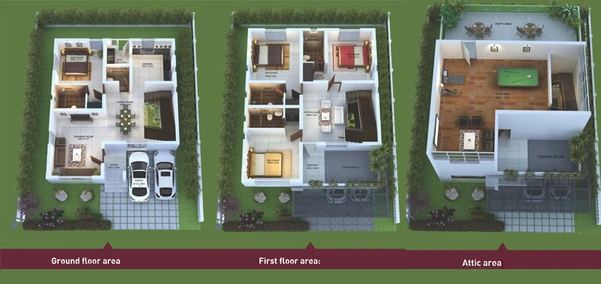 4 BHK House/Villa in Casadel Raindrops in Kakkanad, Kochi - Image 492559