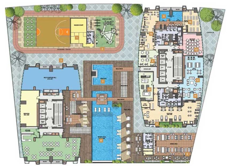Master Plan of Ajmera Manhattan in Wadala, Mumbai - Image 18515