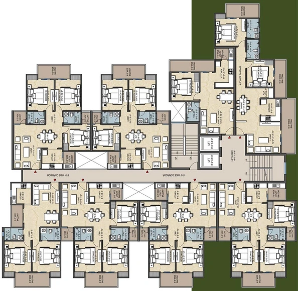 Floor Plan of RD Dwarika Niwas in Rupaspur, Patna - Image 47385