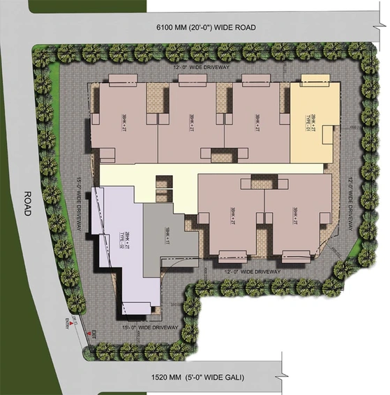 Master Plan of RD Dwarika Niwas in Rupaspur, Patna - Image 47386
