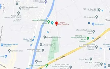 Location of Ajmera Greenfinity - Image 18527