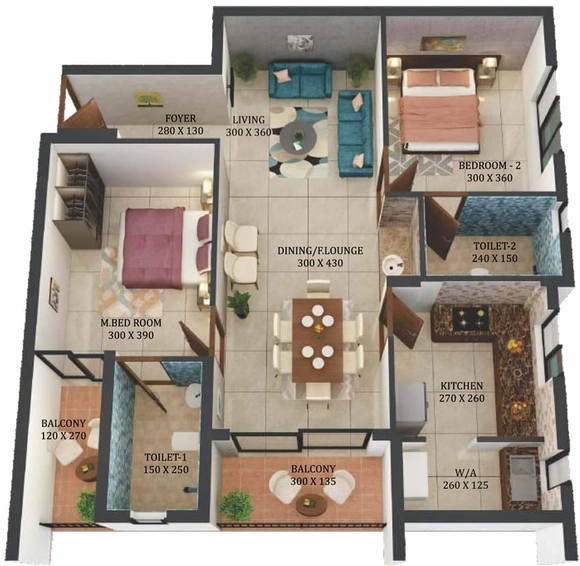 2 BHK Flat in Varma Imperial in Vazhakkala, Kochi - Image 658457