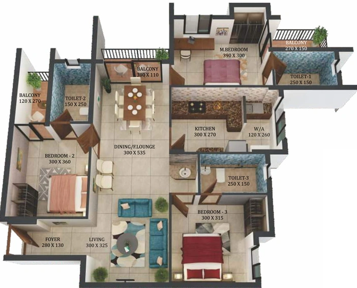 3 BHK Flat in Varma Imperial in Vazhakkala, Kochi - Image 658459