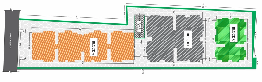 Master Plan of Abode Winsome Vatika in Danapur, Patna - Image 6353